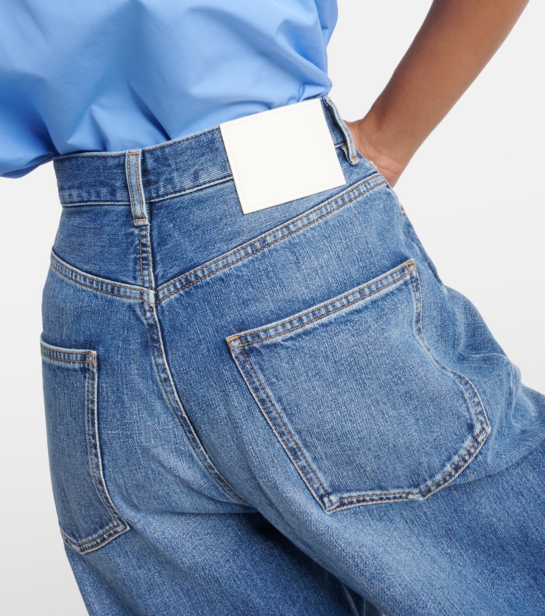 High-Rise Straight Jeans | Valentino