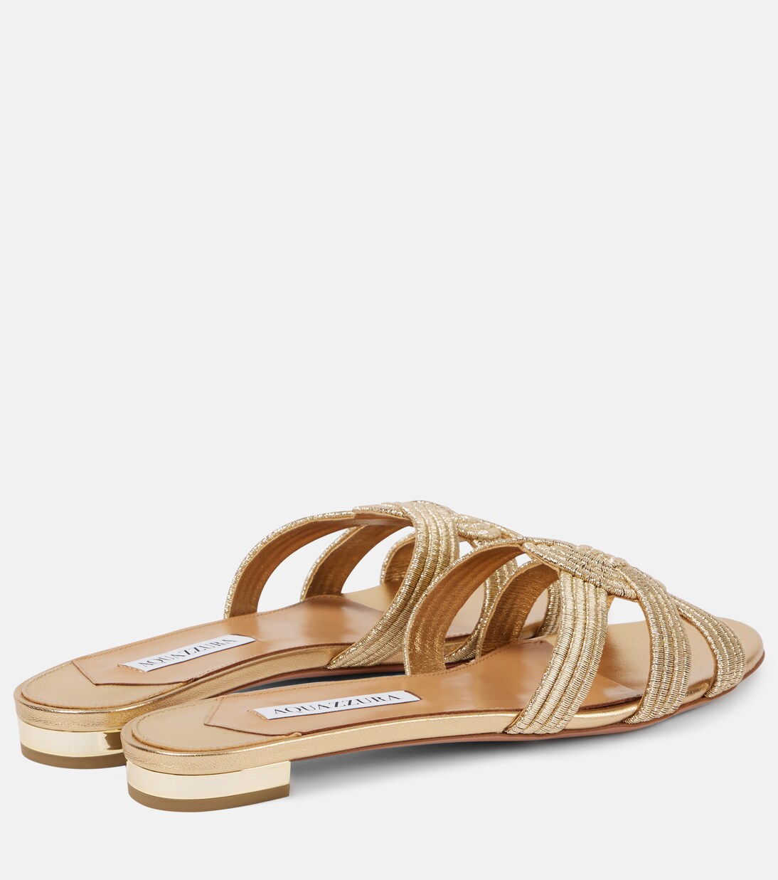 Mules Felix en satin | Aquazzura