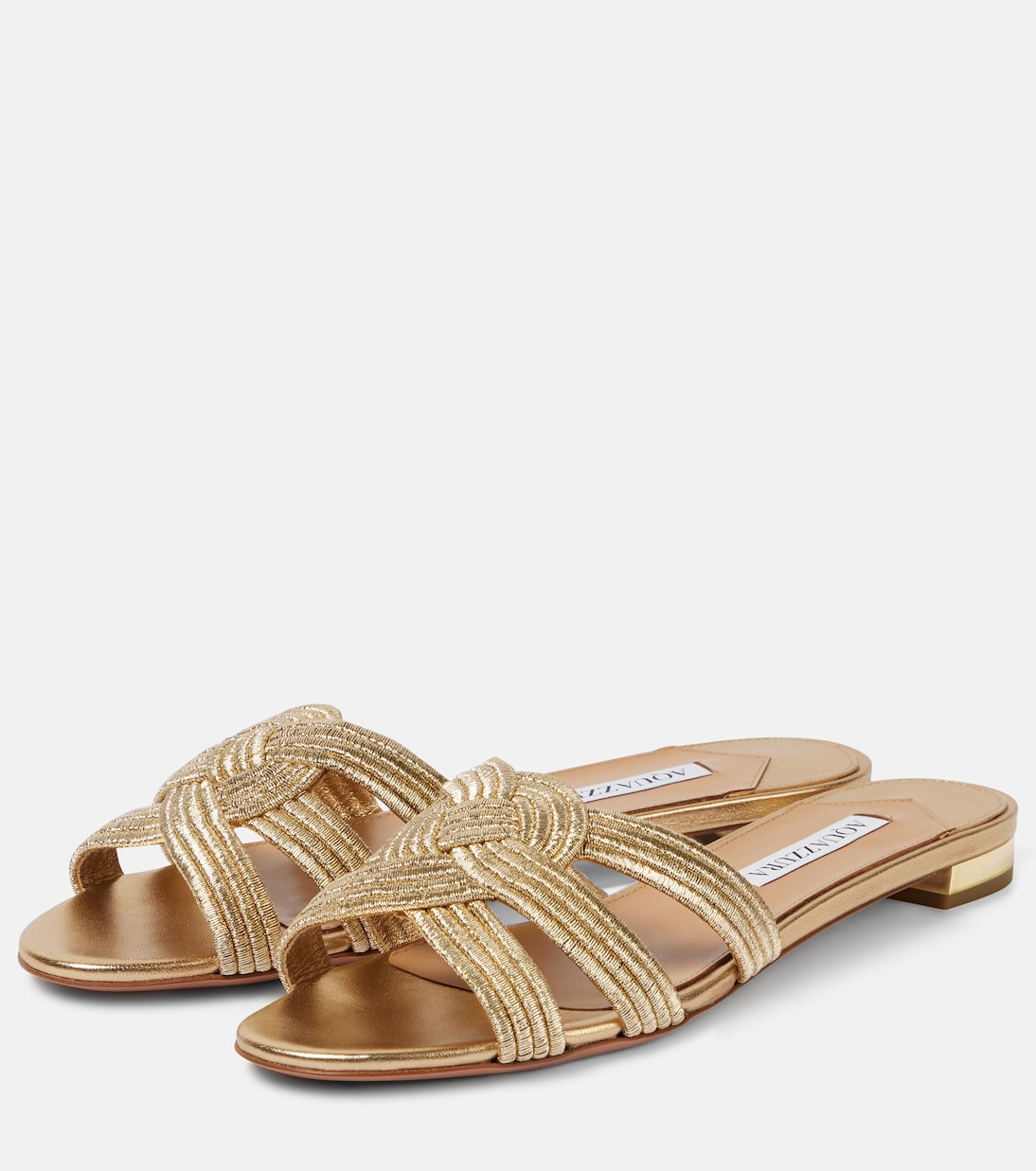 Mules Felix en satin | Aquazzura