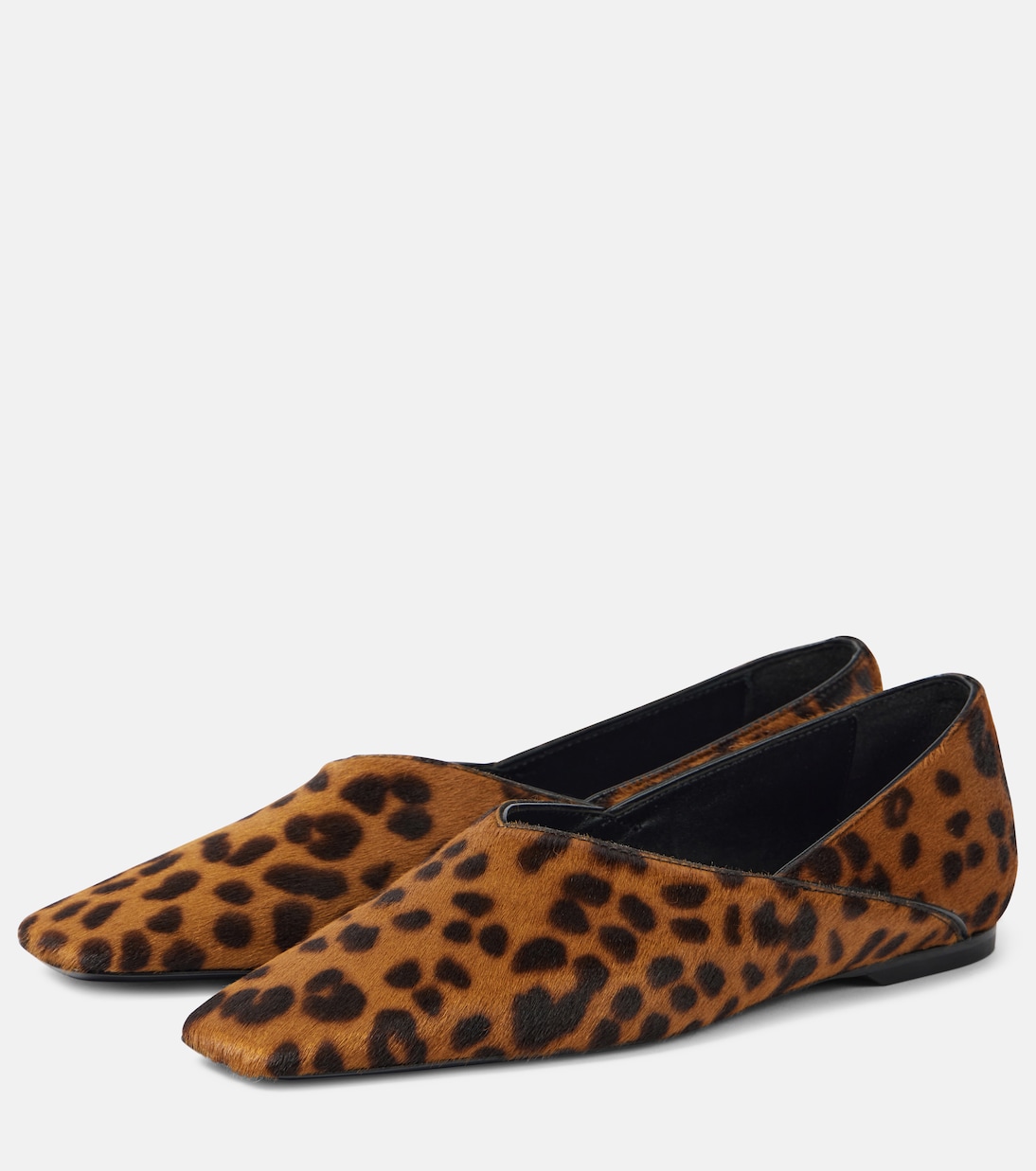 Everyday calf hair slip-on shoes | Toteme