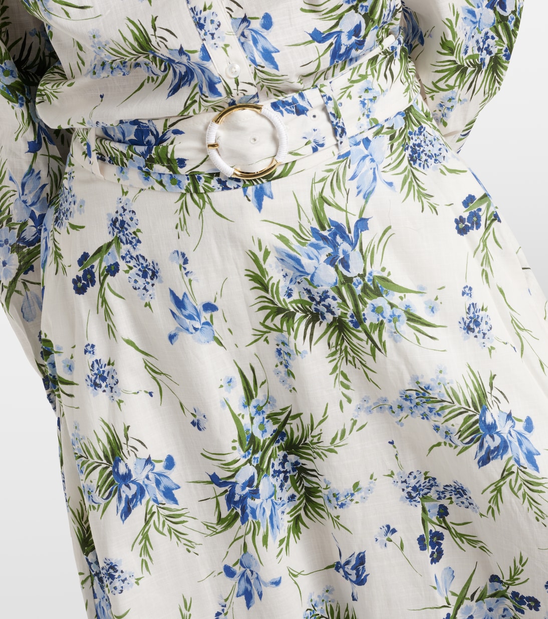 Falda midi Arwen de algodón floral | Veronica Beard