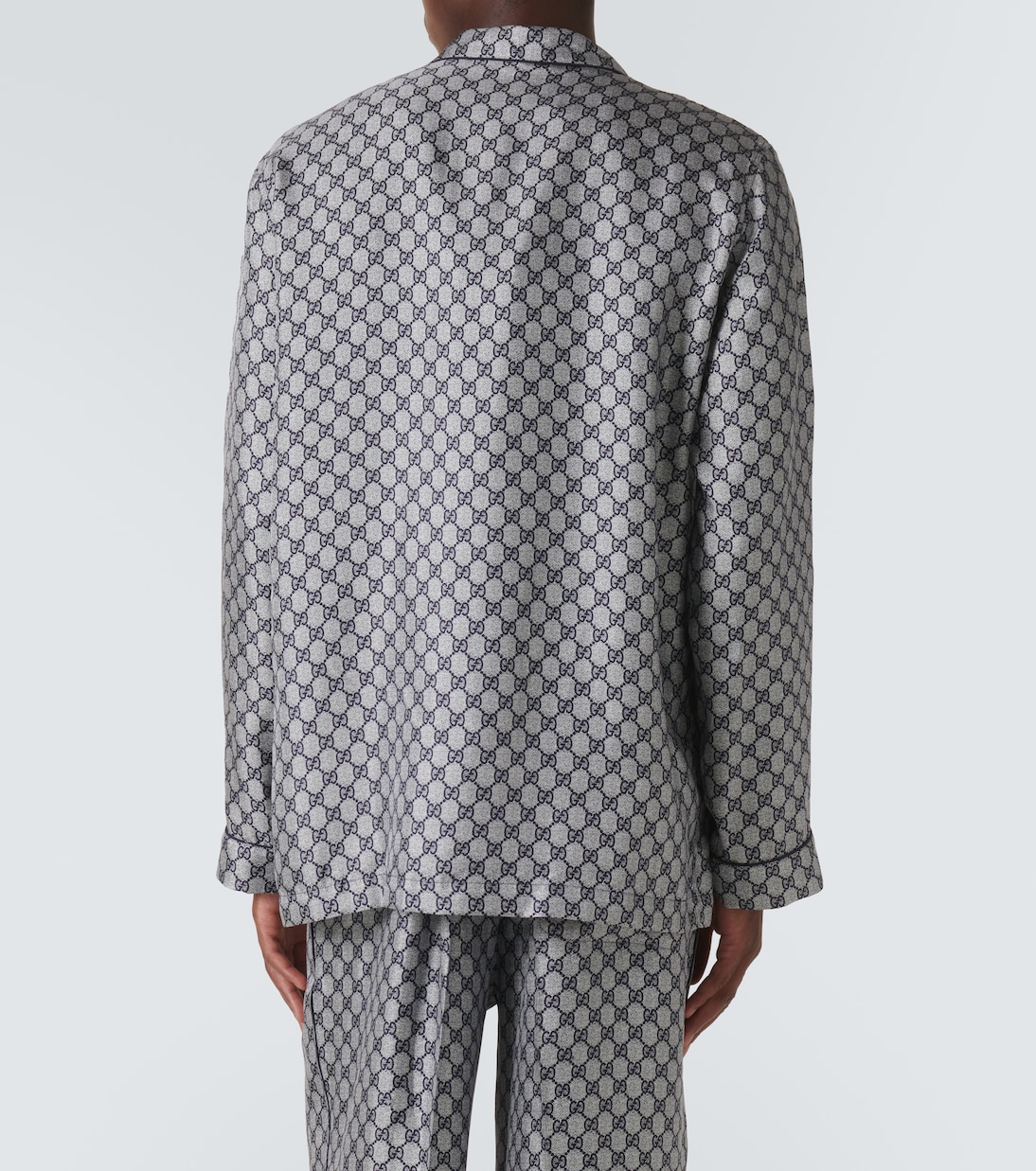 Camicia in seta GG | Gucci