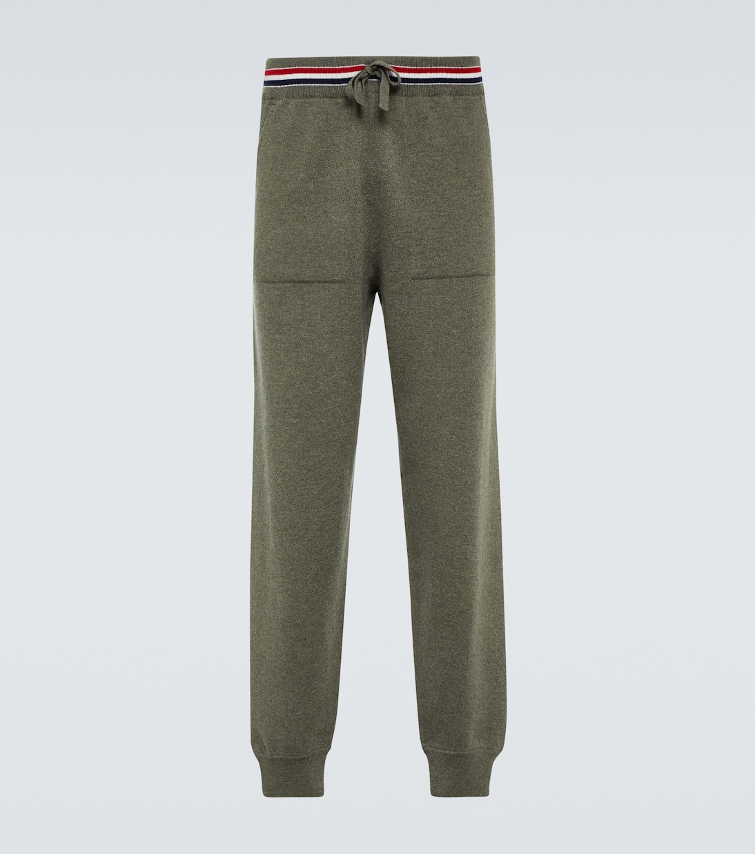 Pantalon de survêtement RWB Stripe en cachemire | Thom Browne