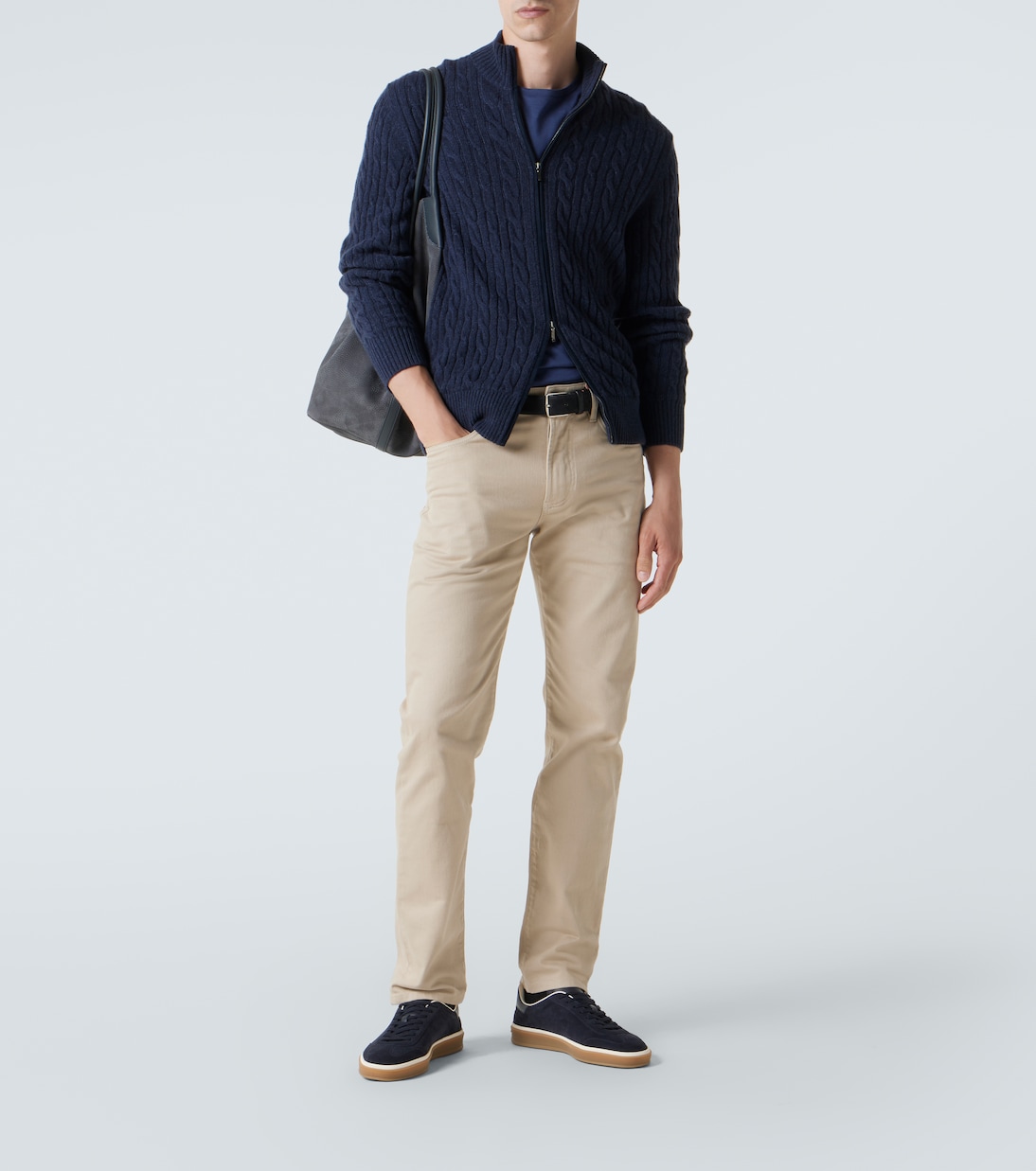 Baskets Tennis Walk en daim | Loro Piana