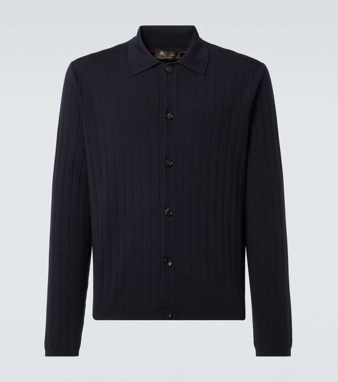 Cardigan in lana a coste | Loro Piana
