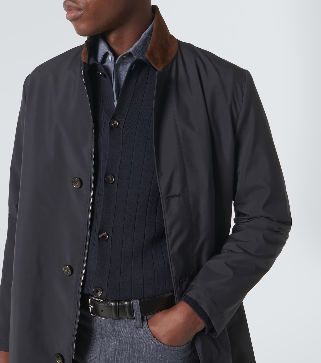Cardigan in lana a coste | Loro Piana