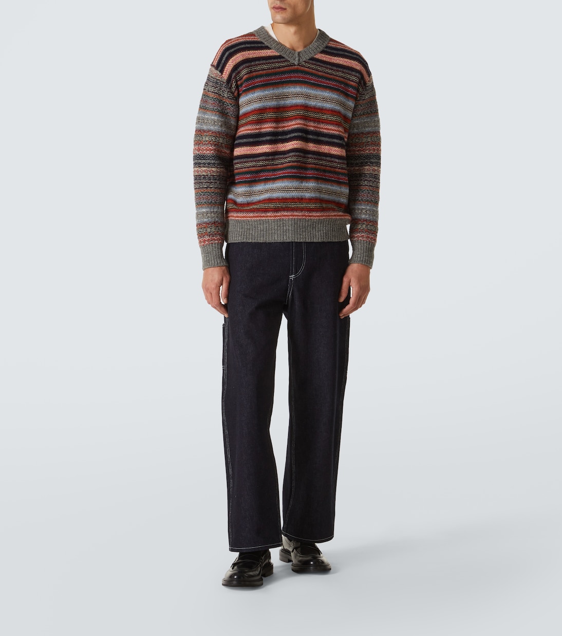 Striped wool sweater | Junya Watanabe