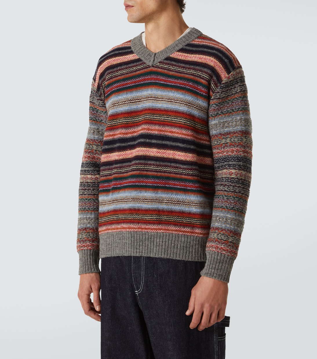 Striped wool sweater | Junya Watanabe