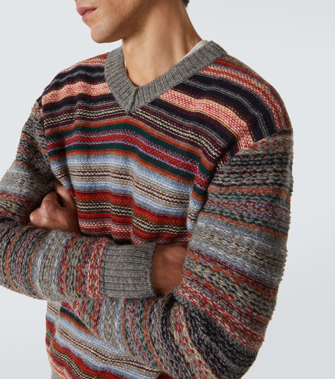 Striped wool sweater | Junya Watanabe
