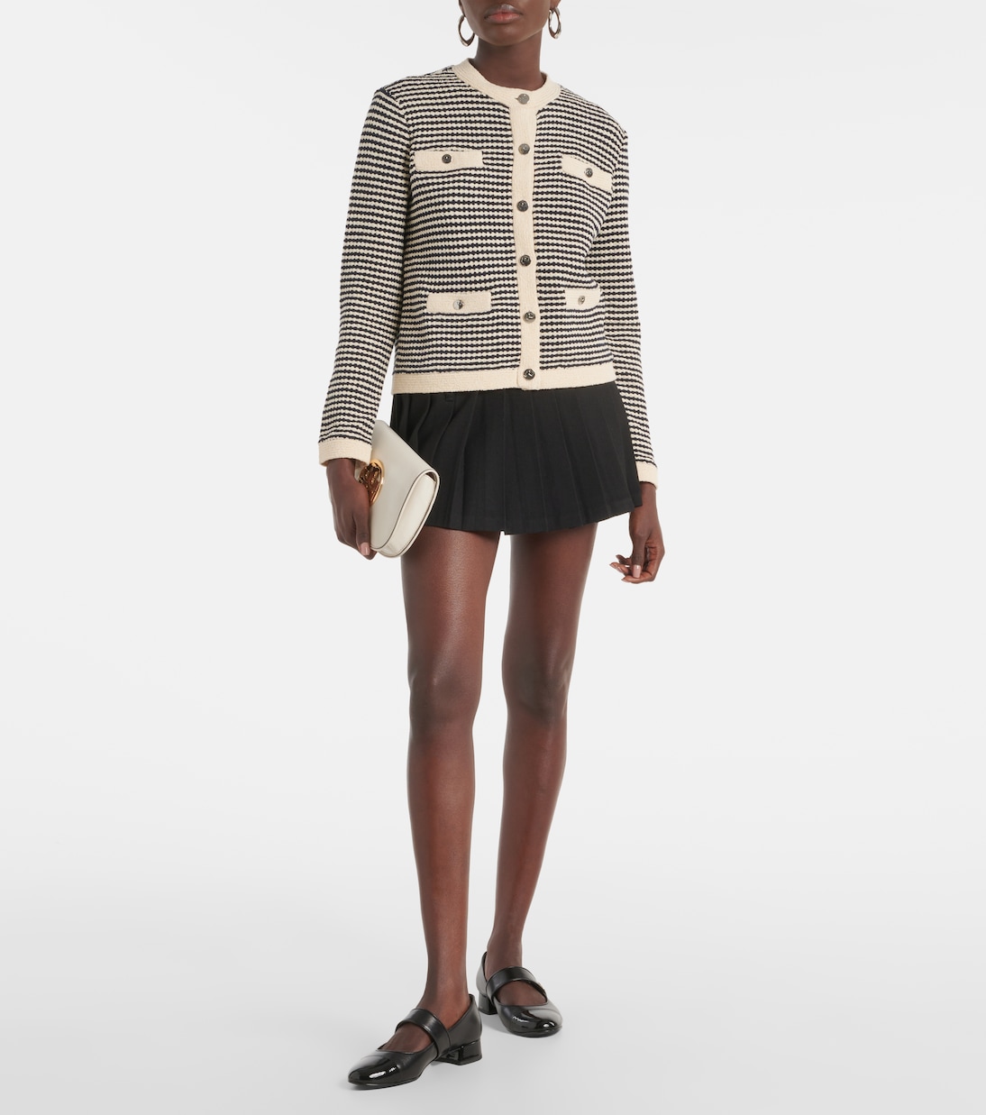 Cárdigan Kendra de croché de algodón | Tory Burch