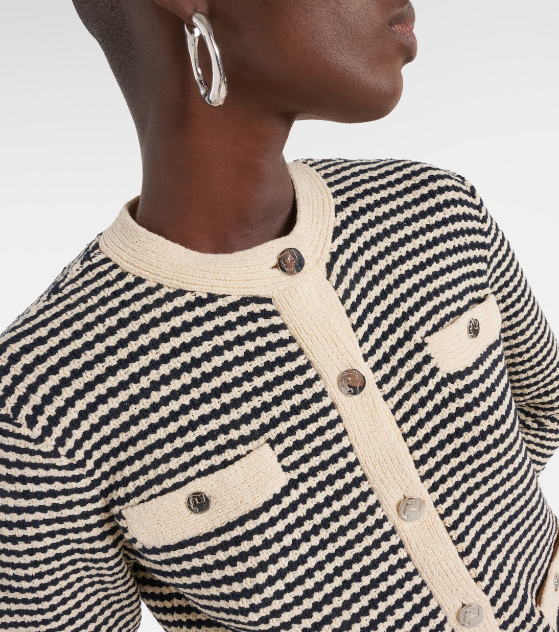 Cárdigan Kendra de croché de algodón | Tory Burch