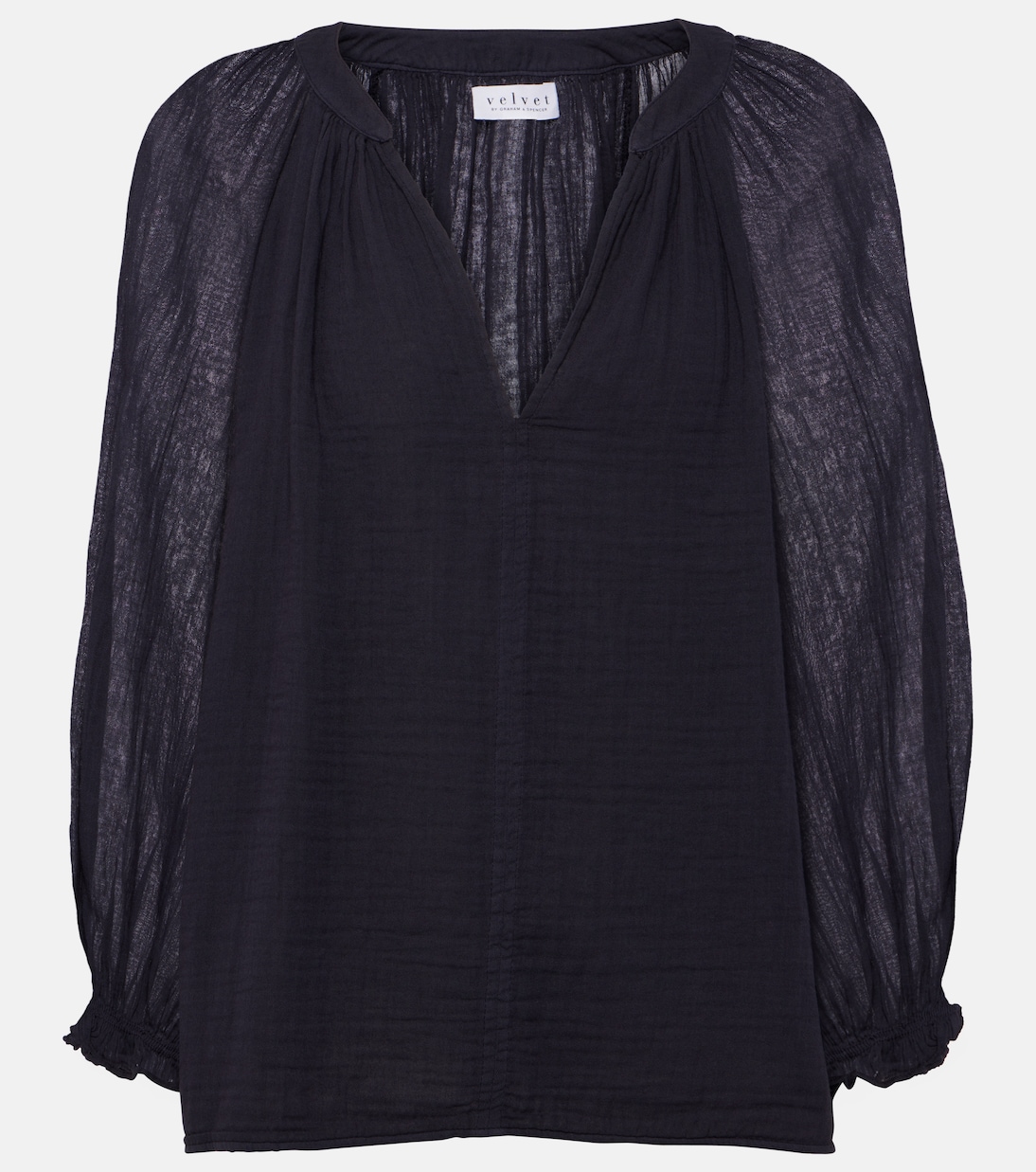 Denice cotton blouse  | Velvet