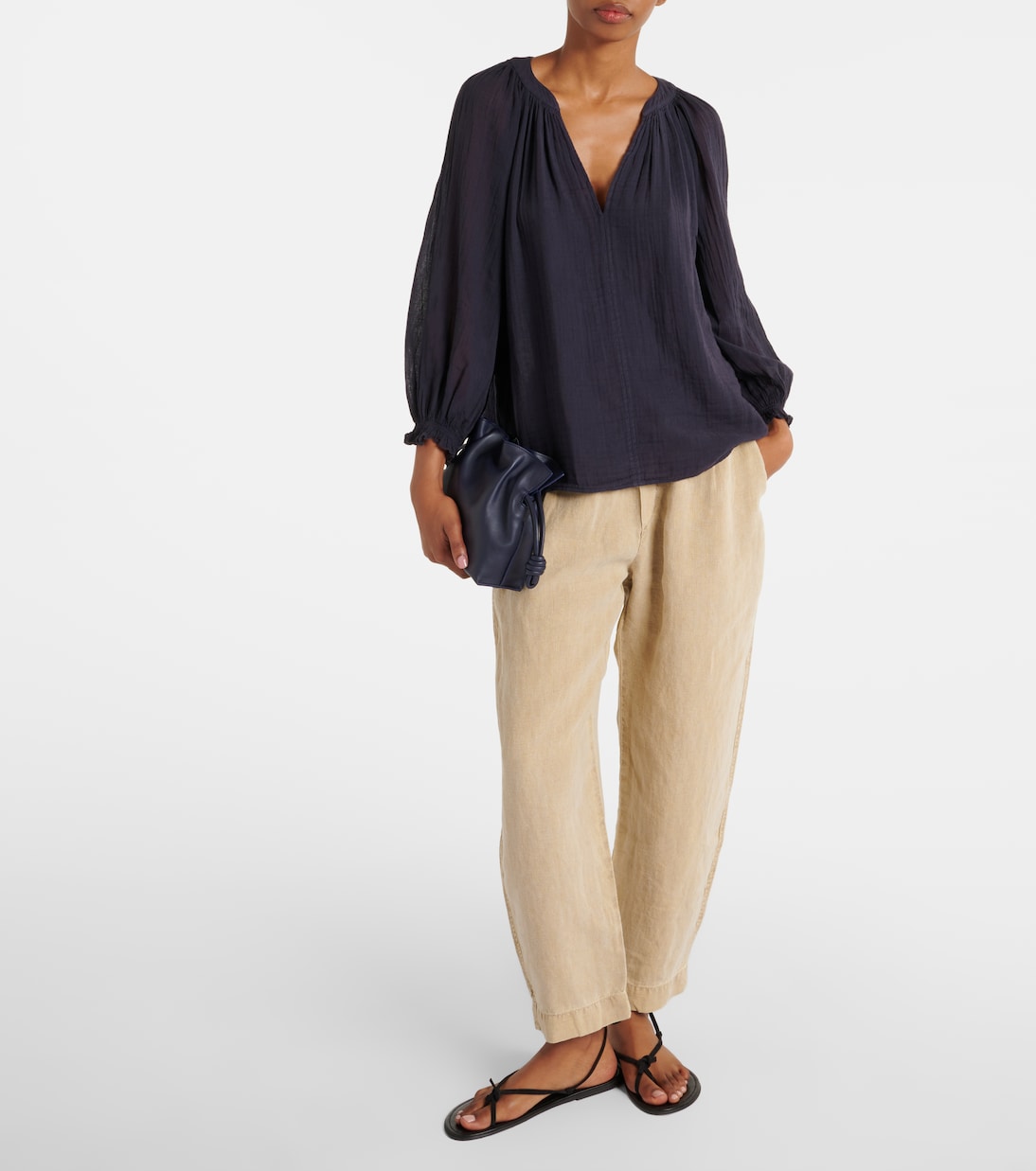 Denice cotton blouse  | Velvet