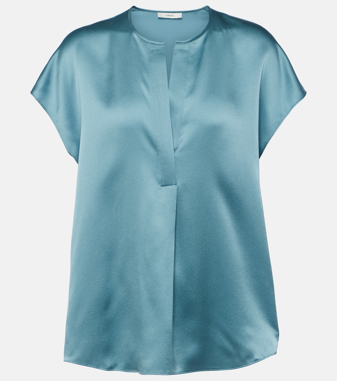 Tie-neck silk blouse | Vince