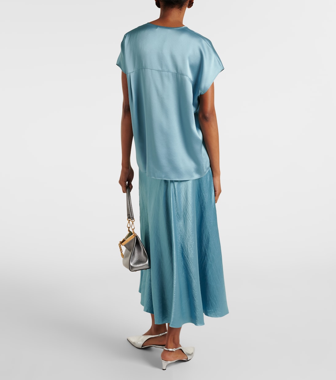Tie-neck silk blouse | Vince