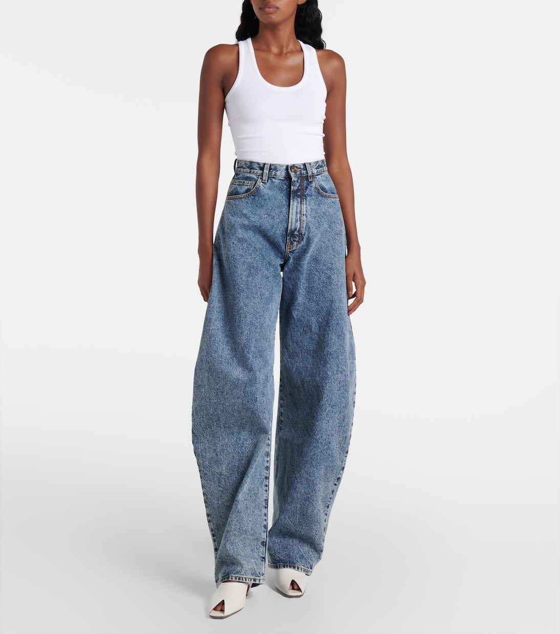 Mules Spike 55 in pelle | Alaïa