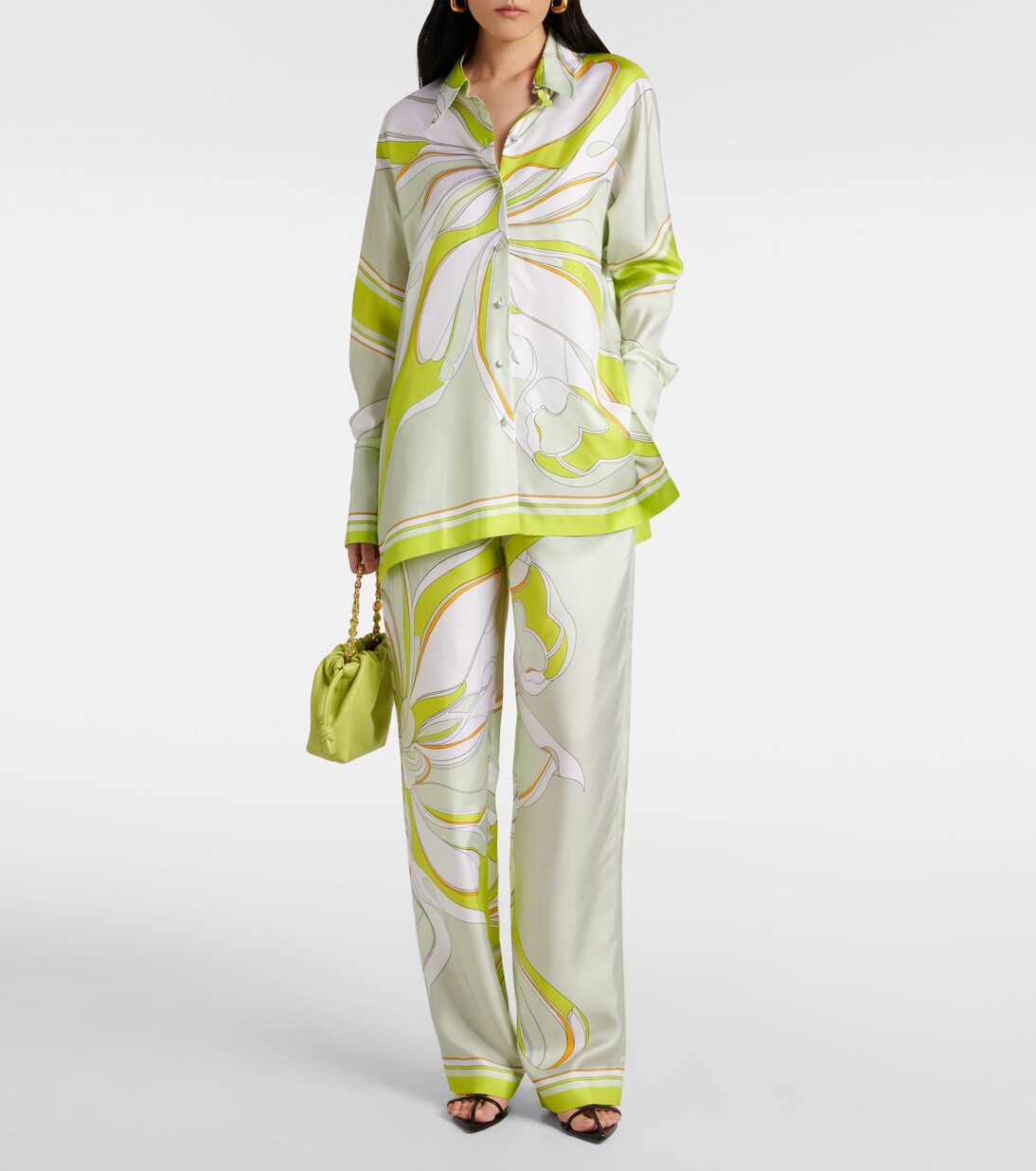 THEIRRY MUGLAR silk floral shirt AS IS