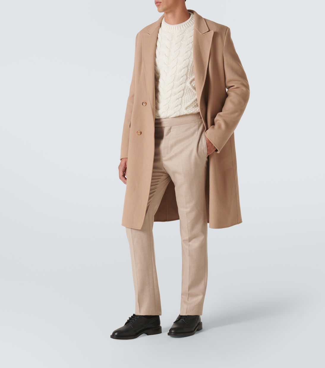 Double-breasted cashmere coat | Gabriela Hearst
