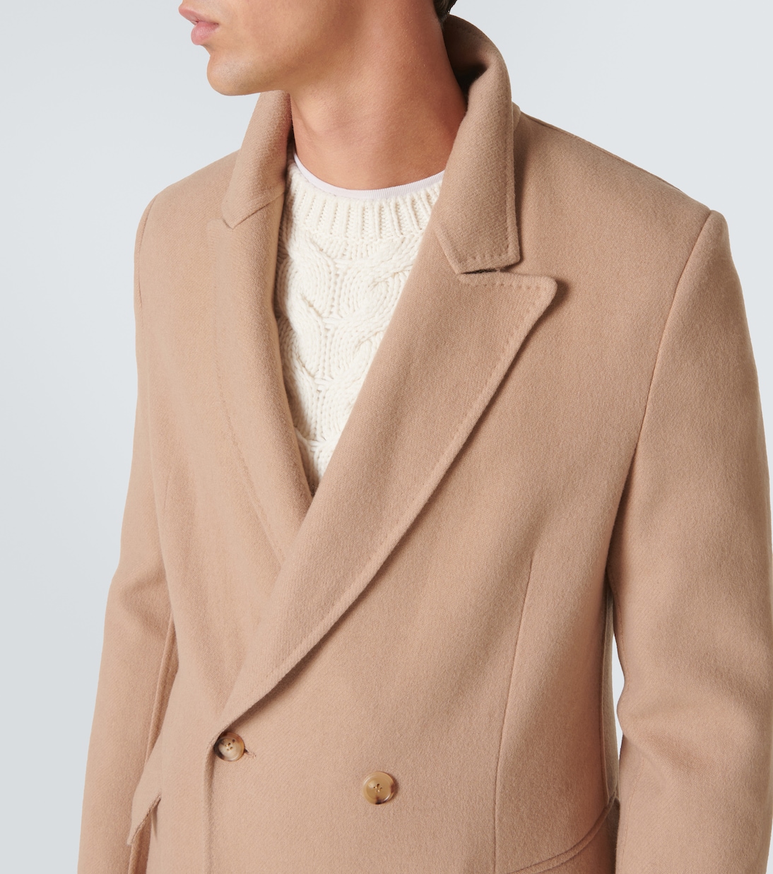 Double-breasted cashmere coat | Gabriela Hearst