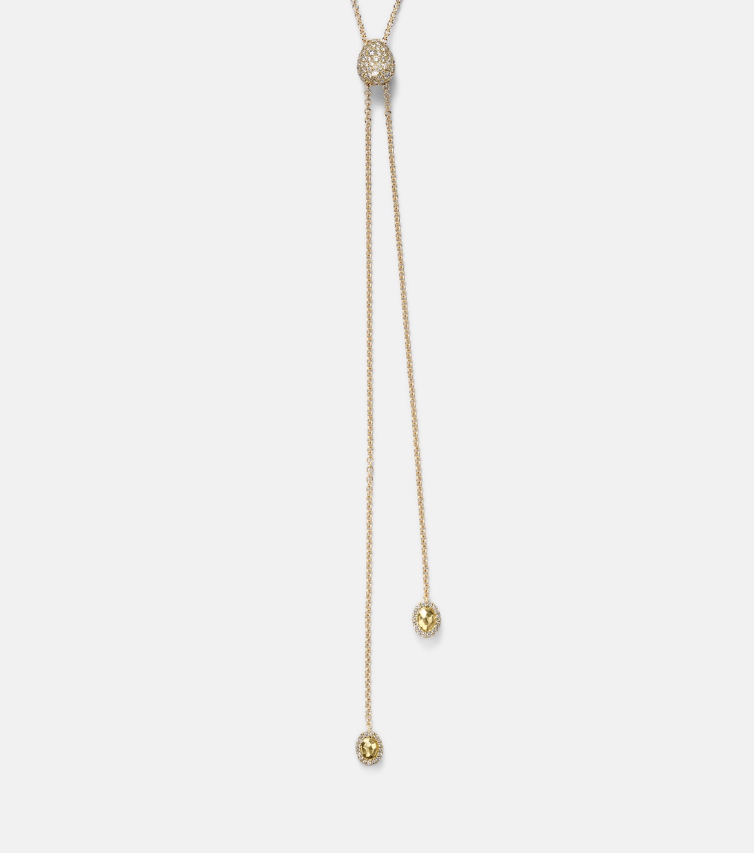 Collana Lariat in oro 18kt con diamanti di Octavia Elizabeth, elegante e moderna per giovani trendsetter.