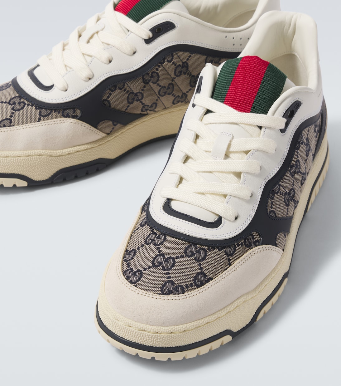 Baskets Gucci Re-Web en cuir | Gucci