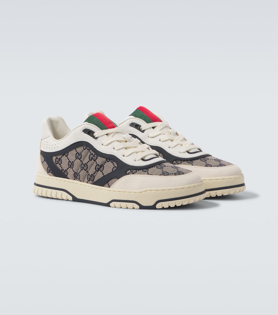 Baskets Gucci Re-Web en cuir | Gucci