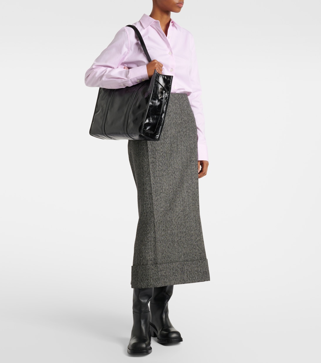 Borsa Large in pelle | Prada