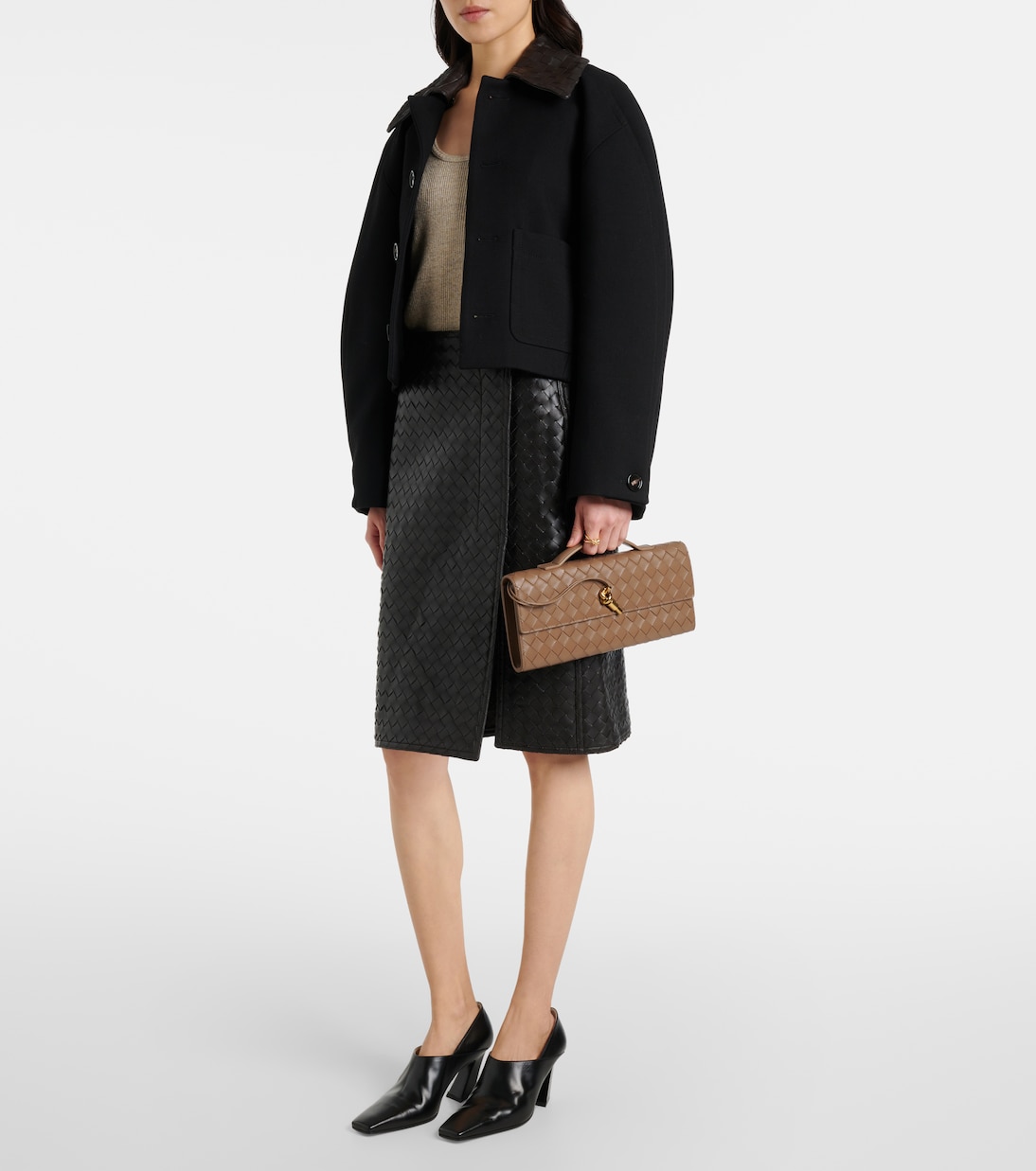 Clutch Andiamo in pelle Intrecciato | Bottega Veneta