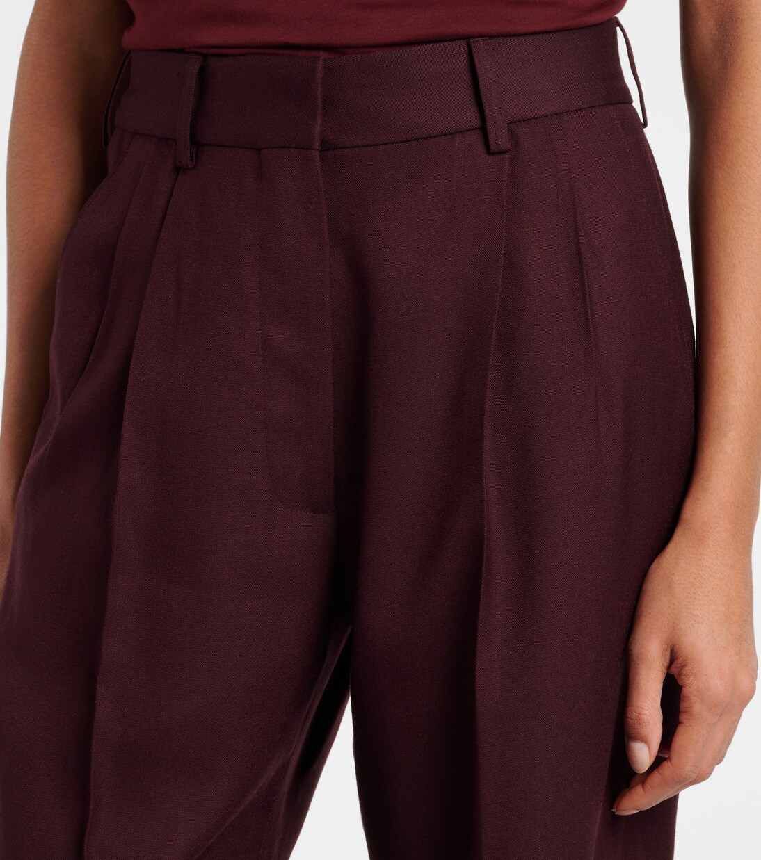 Gerade High-Rise-Hose Fox | Blazé Milano