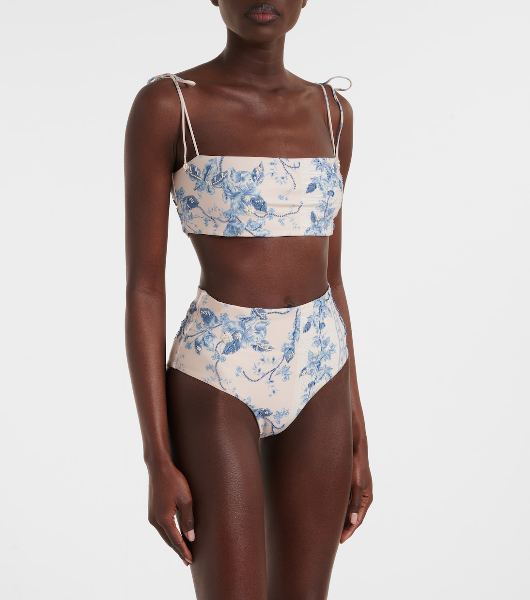 Top de bikini Primavera floral | Agua by Agua Bendita