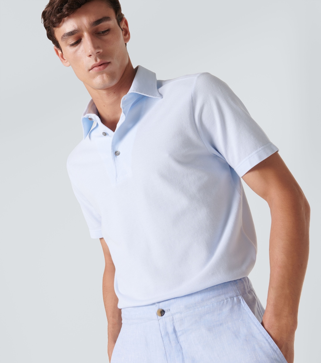 Polo in cotone piqué | Loro Piana