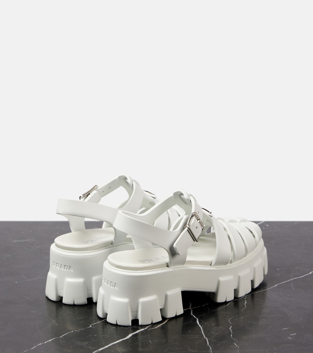 Monolith platform sandals | Prada