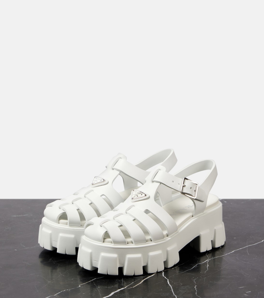 Monolith platform sandals | Prada
