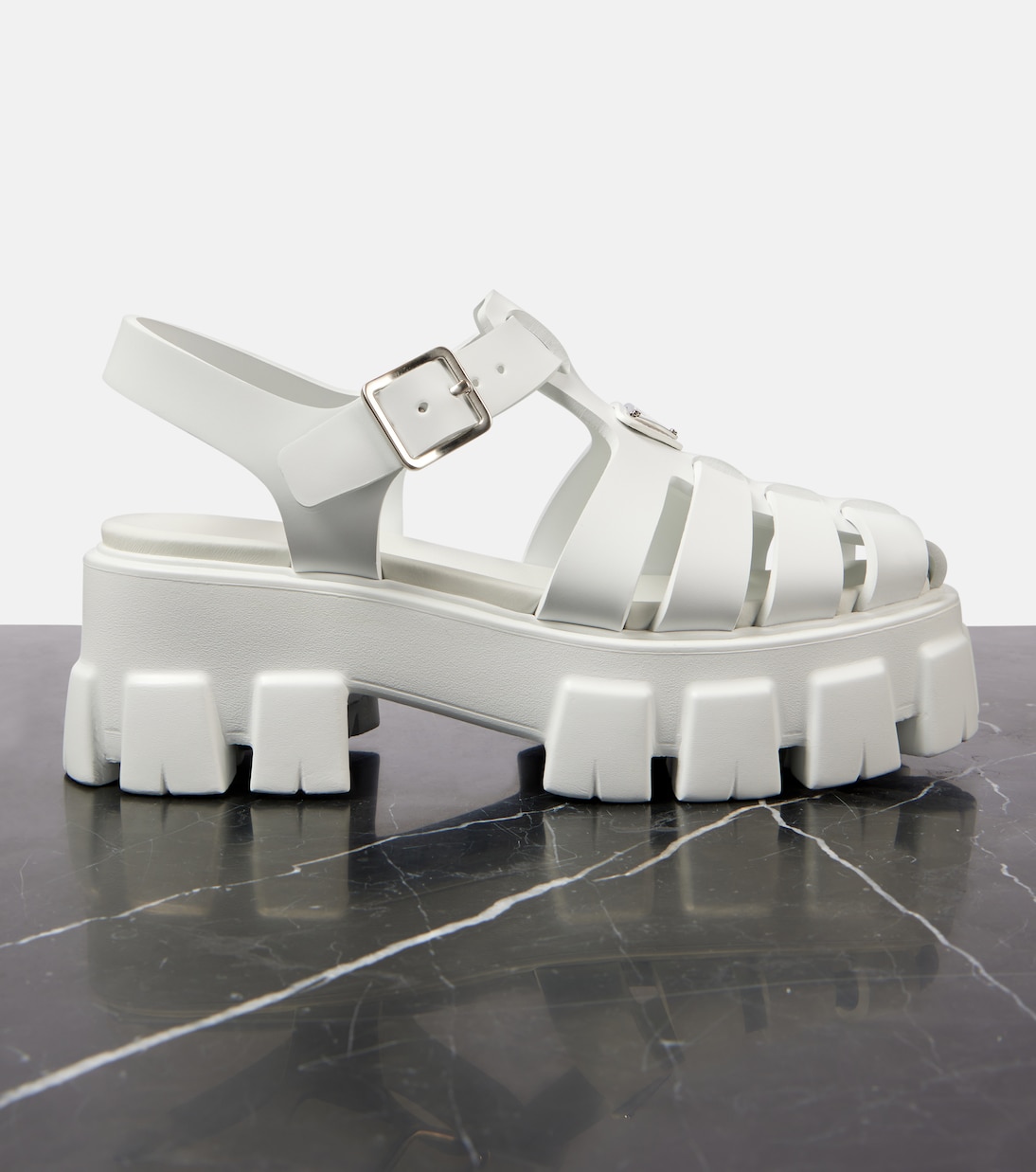 Monolith platform sandals | Prada