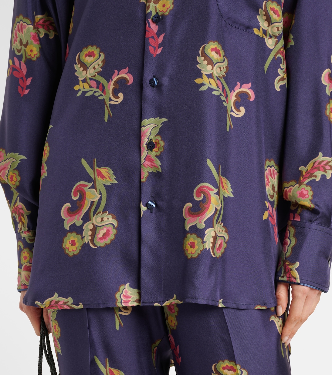 Camicia in seta con stampa | Etro