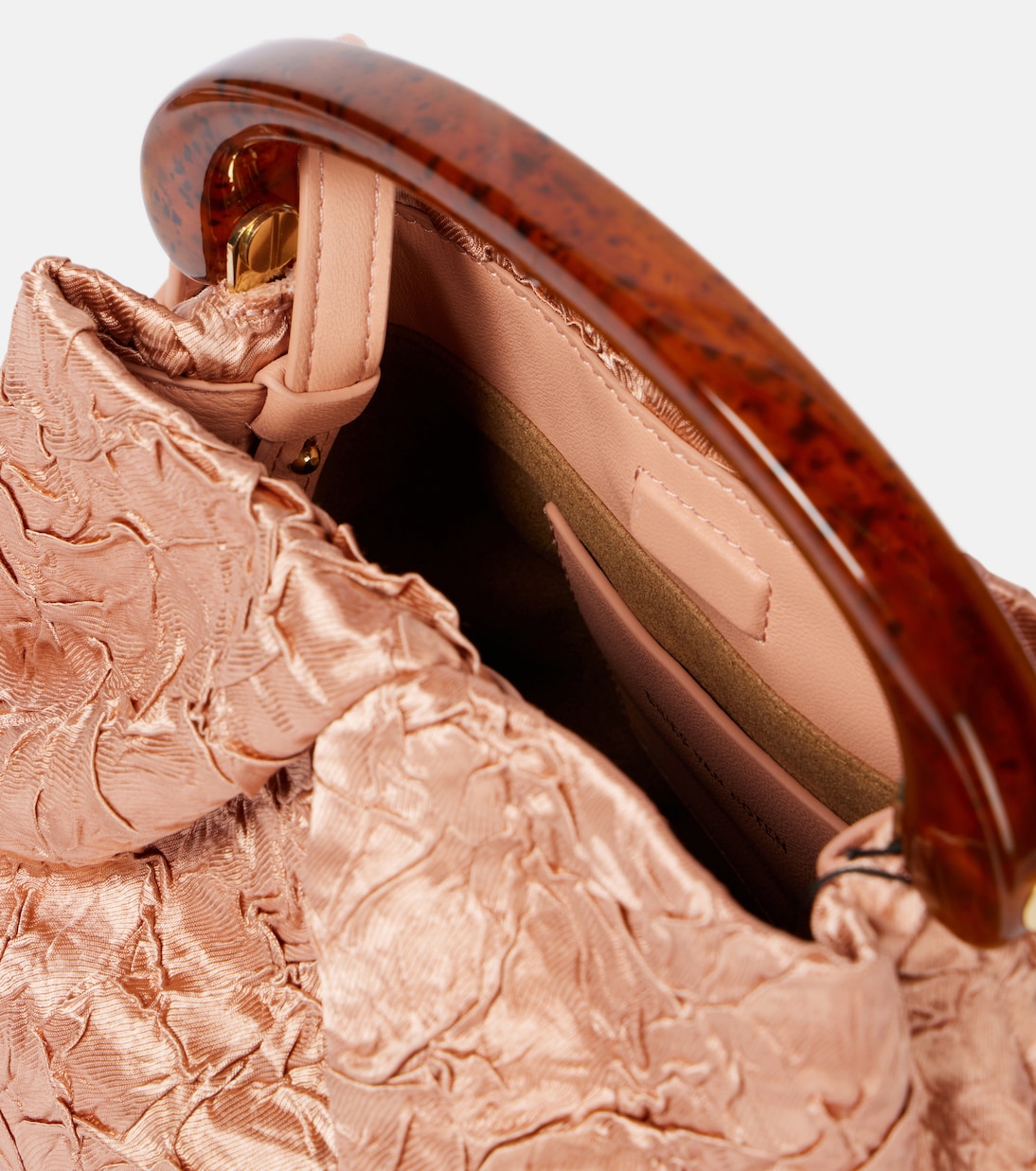Crisp Mini crushed plissé tote bag | Dries Van Noten