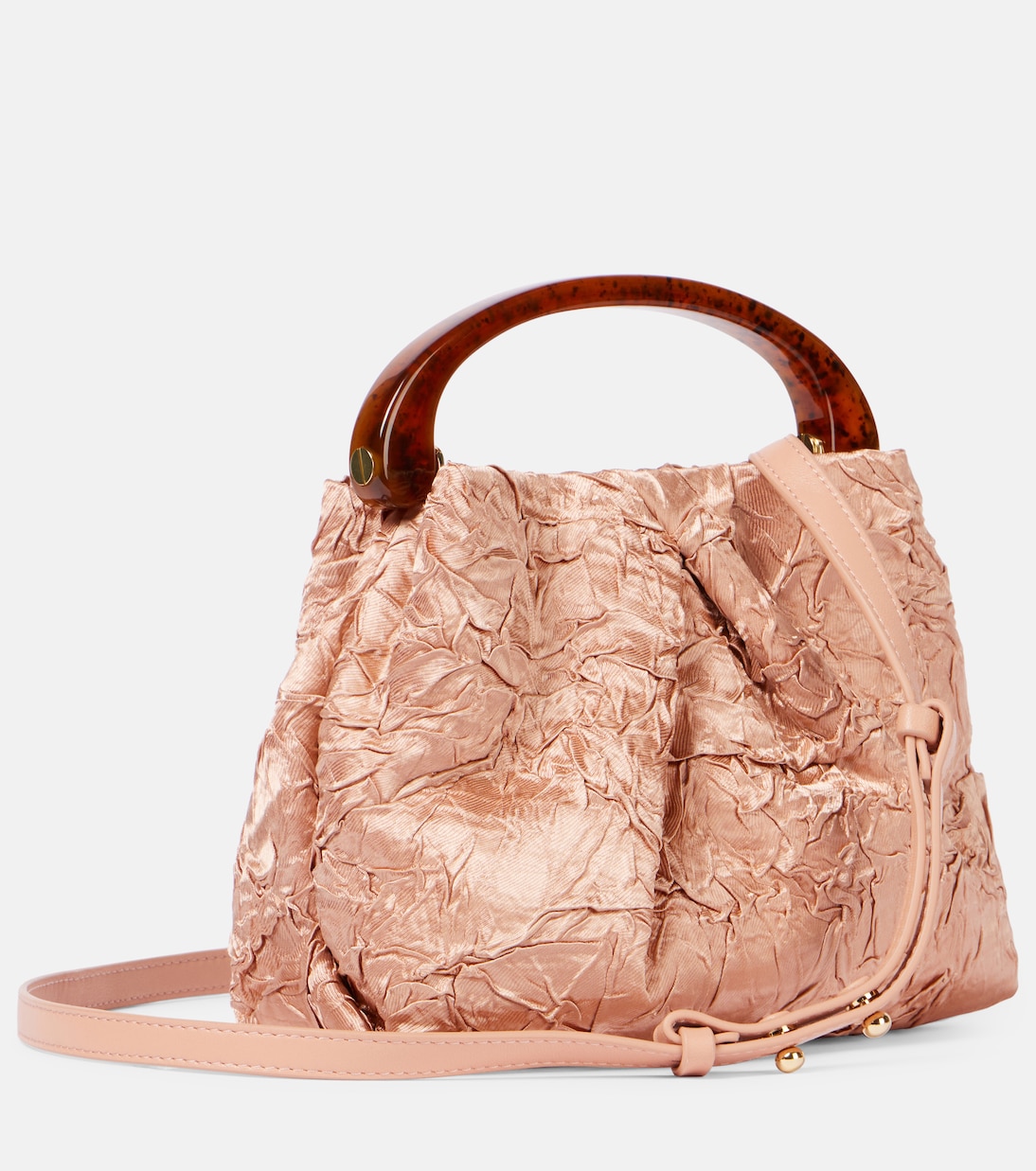 Crisp Mini crushed plissé tote bag | Dries Van Noten