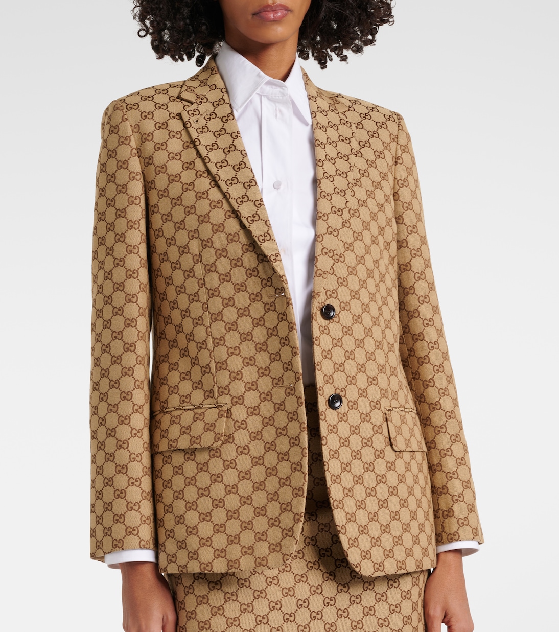 Blazer en toile GG  | Gucci