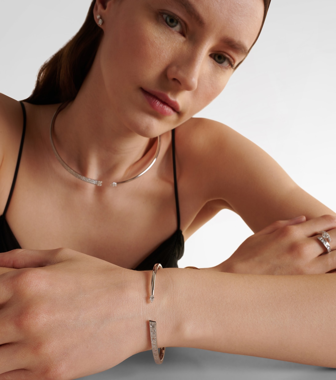 Bracciale Inner Fire in oro bianco 18kt con diamanti | Bucherer Fine Jewellery