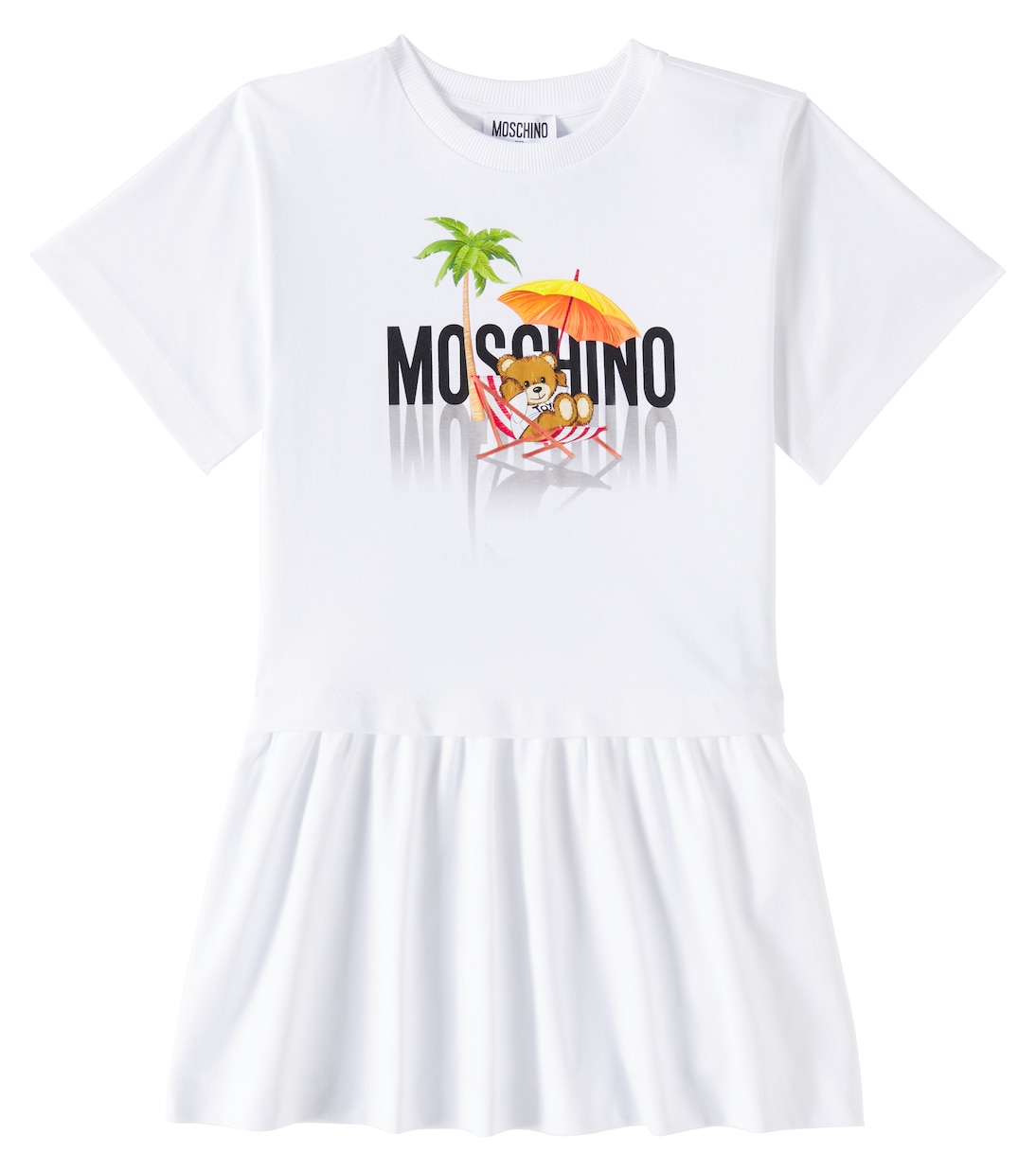 Kleid aus Baumwolle | Moschino Kids