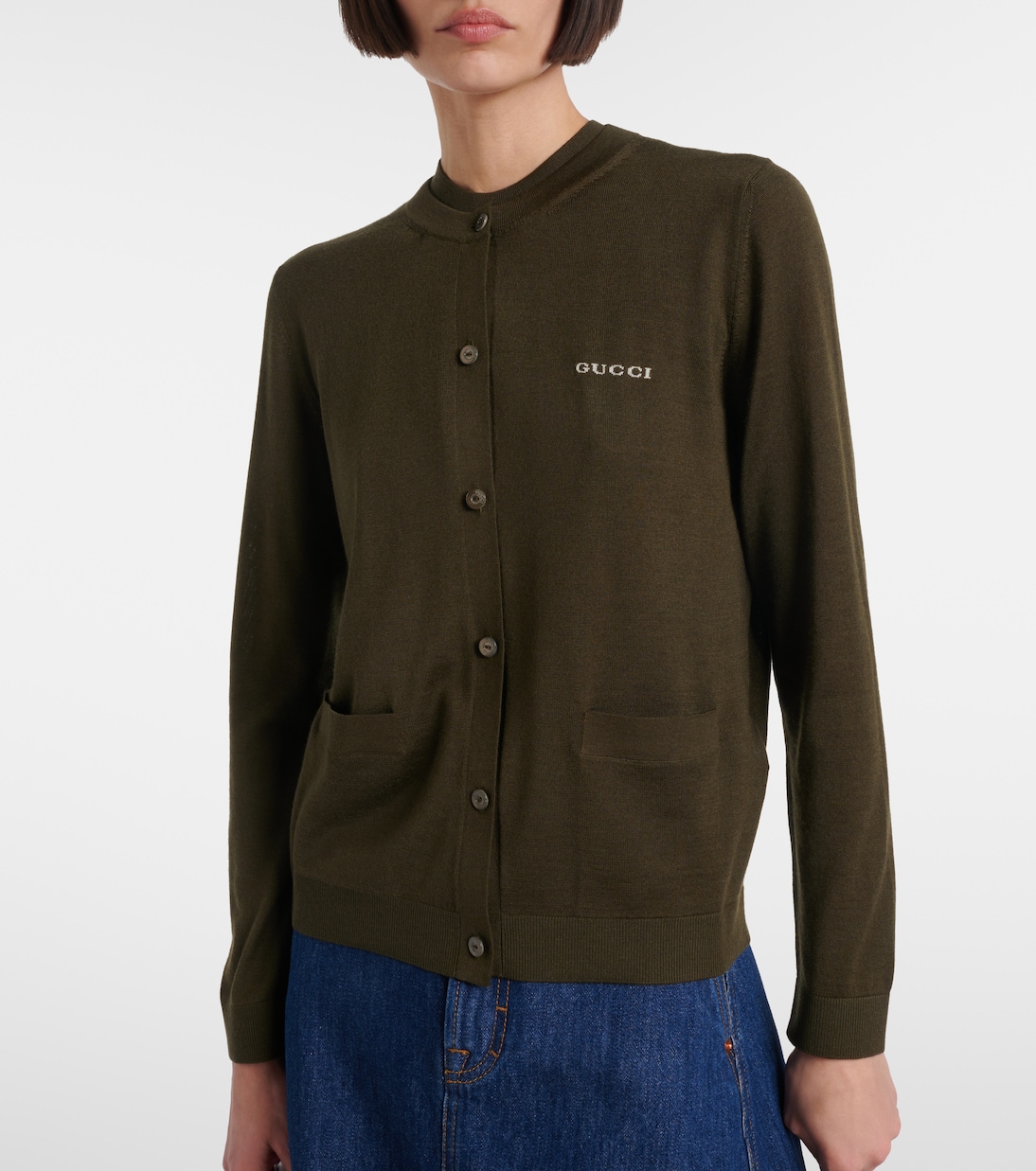Cardigan en cachemire et soie | Gucci