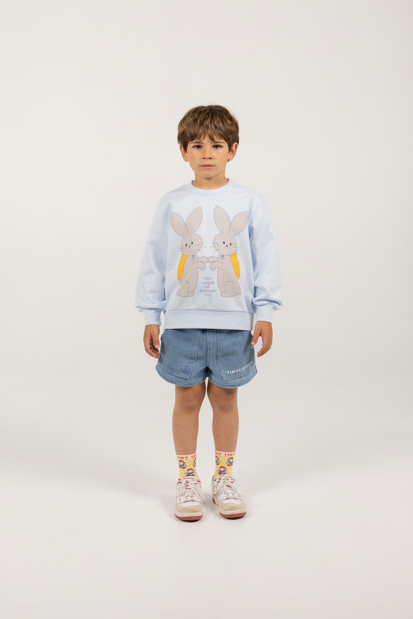 Felpa Bunnies in jersey di cotone | Tinycottons