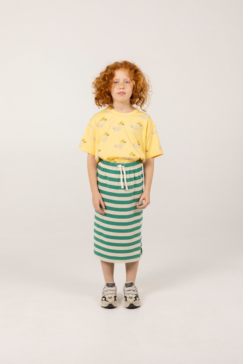 T-shirt Ducks en coton imprimé | Tinycottons