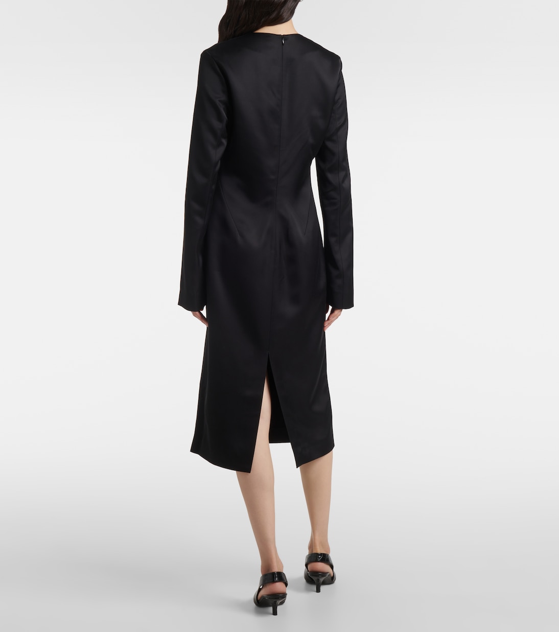 Abito midi in raso | Toteme