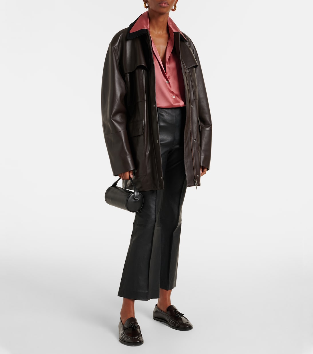 Silk satin blouse | Vince