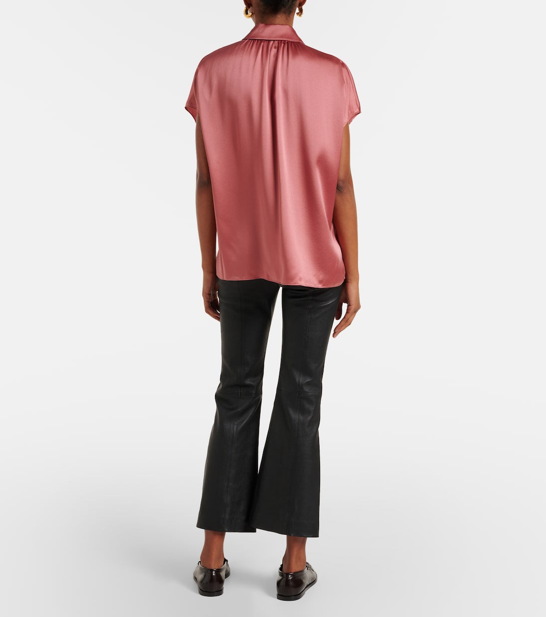 Silk satin blouse | Vince