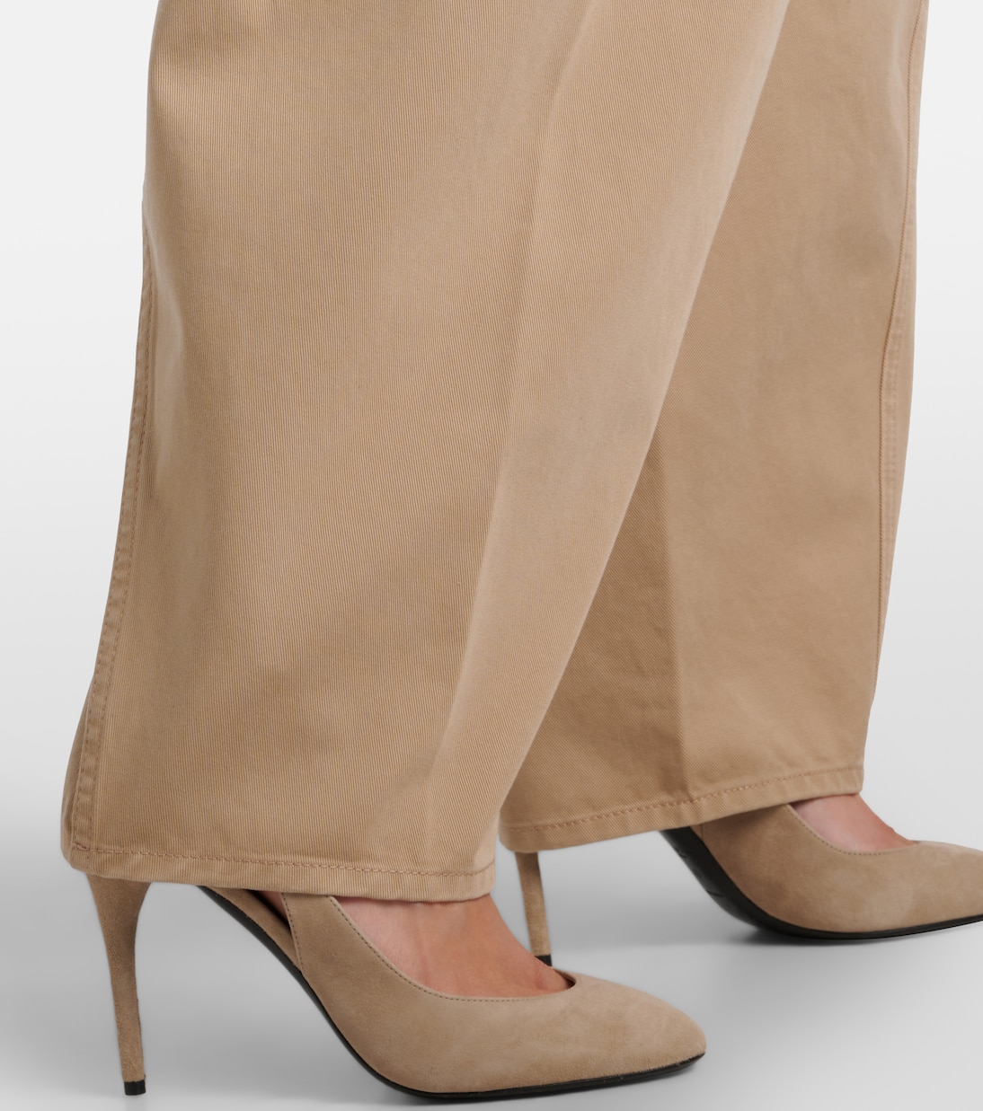 Pantalon cargo ample en jean | Alaïa