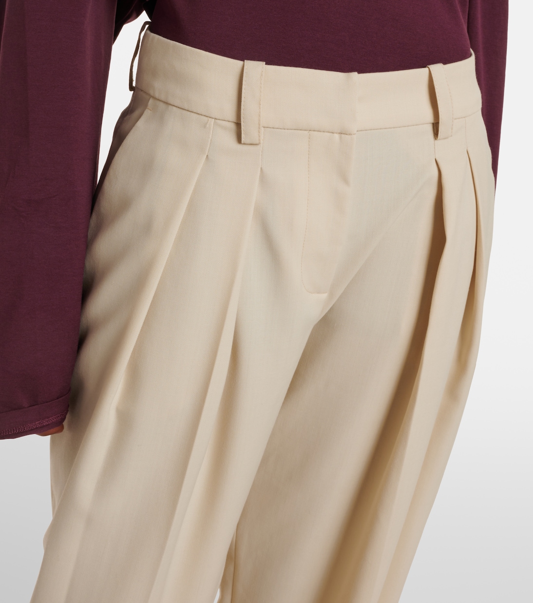 Daytona high-rise wide-leg pants | The Frankie Shop