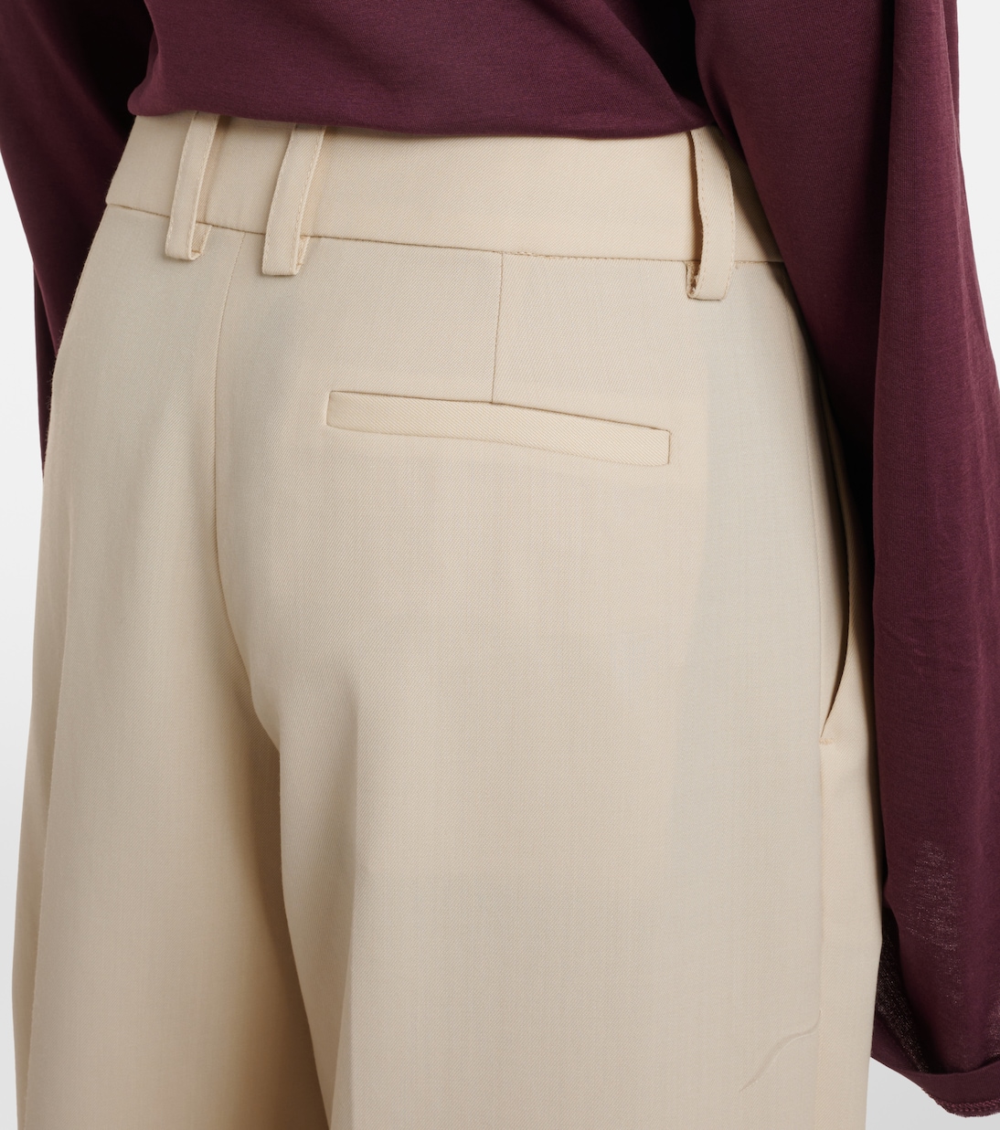 Daytona high-rise wide-leg pants | The Frankie Shop