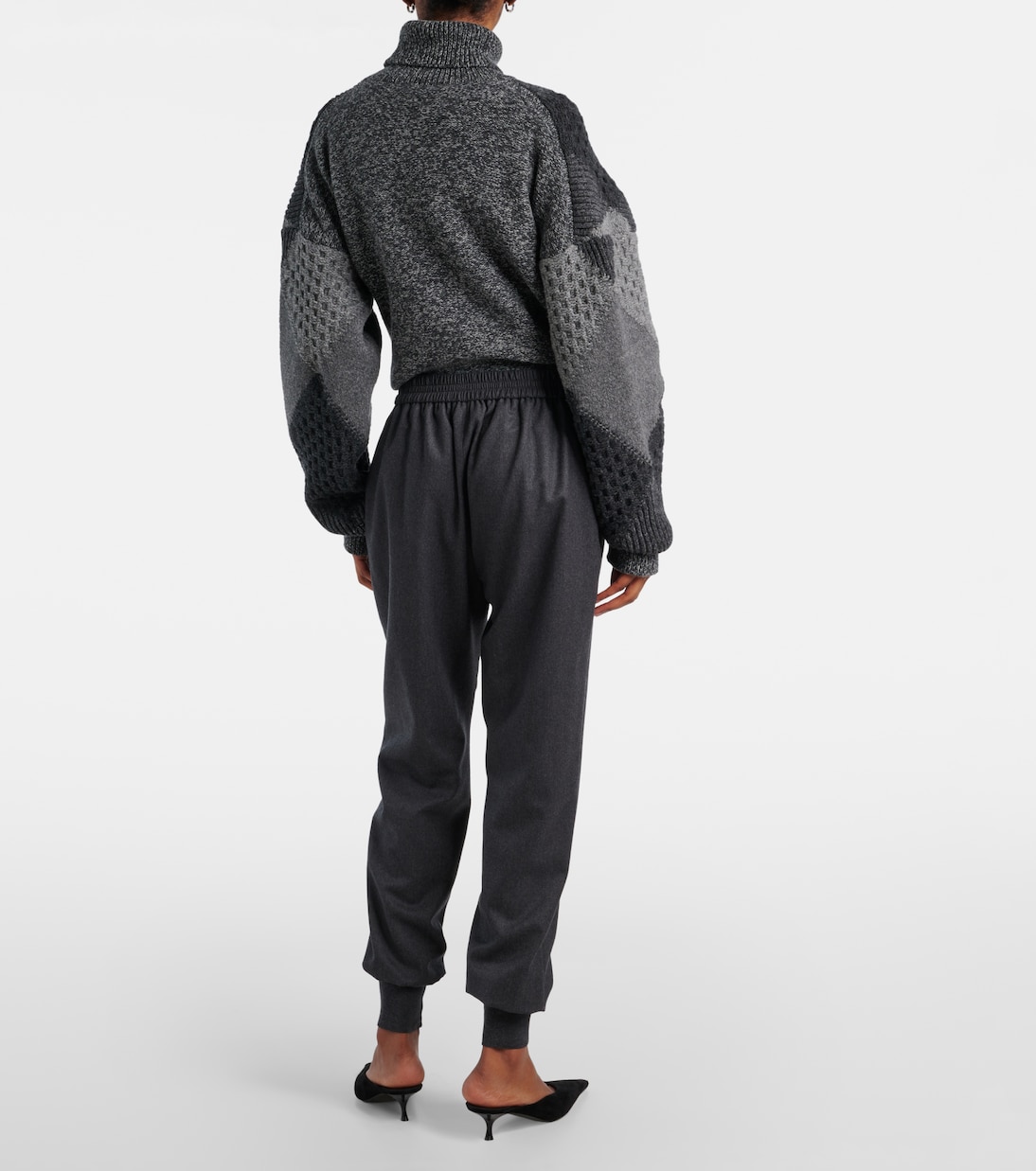 Mid-Rise-Hose aus Wolle | Stella McCartney